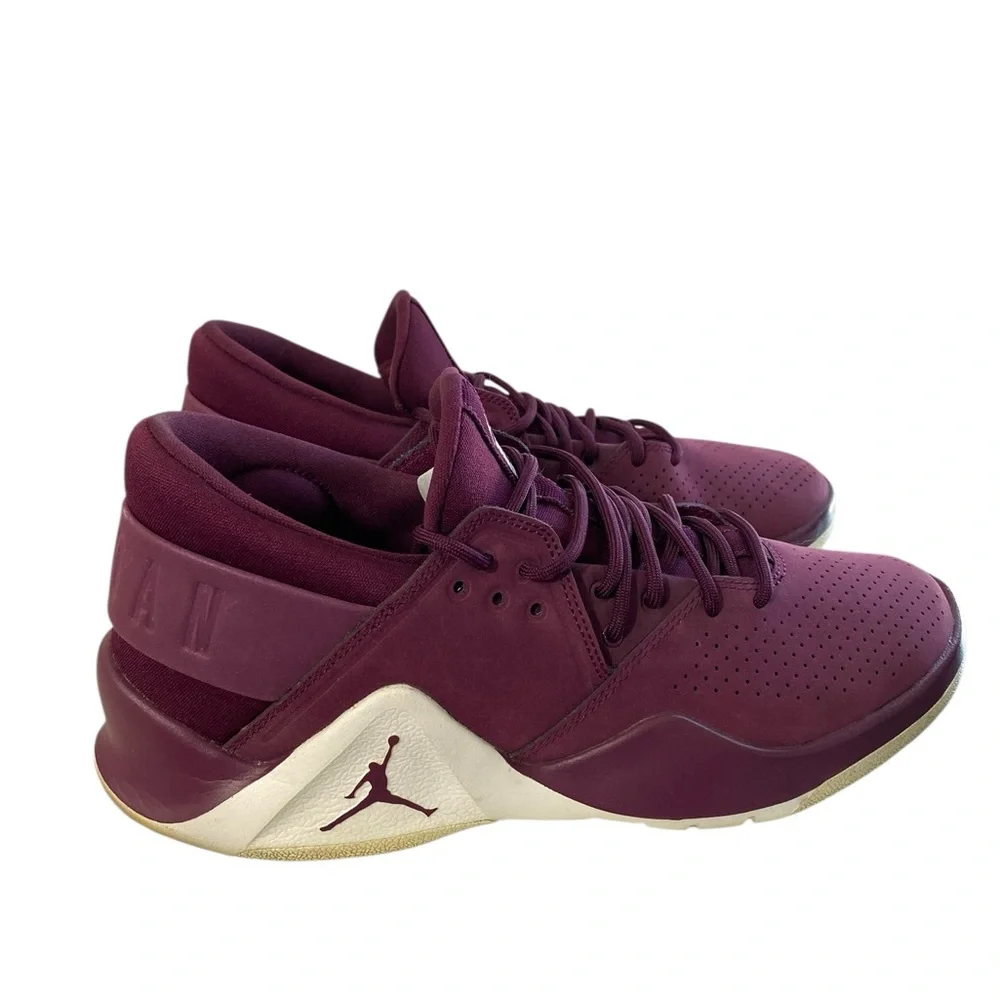 Nike Air Jordan Flight Fresh Premium‎ AH6462 625 Maroon Basketball Mens Size 8.5